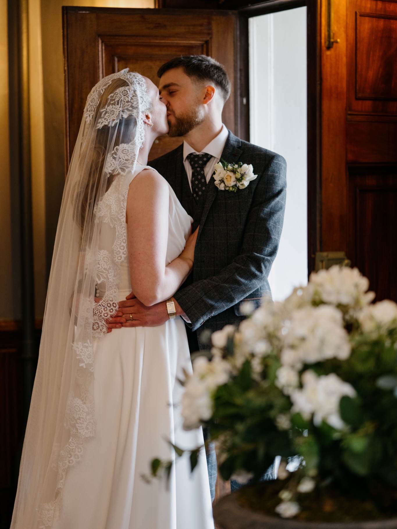 A couple at Glewstone Court
